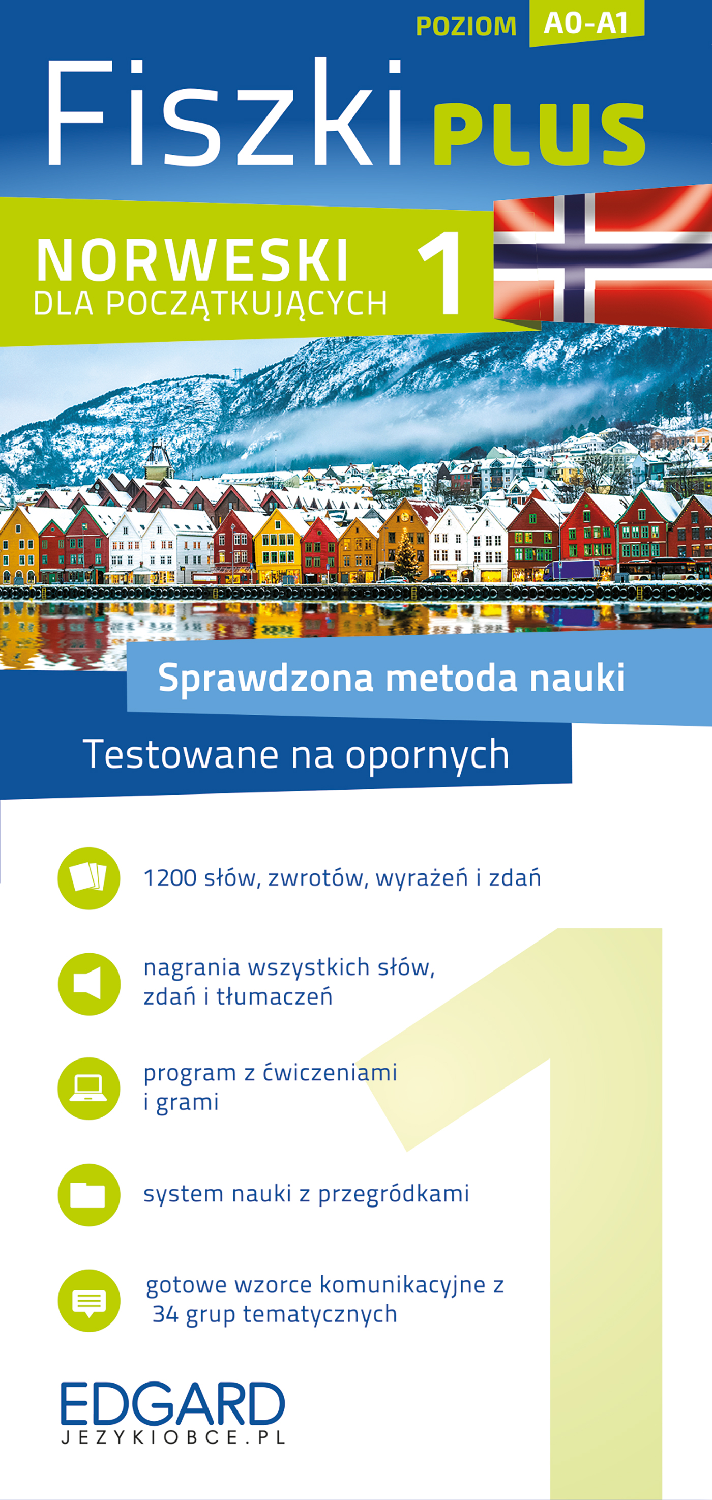 Image of Norweski dla początkujących. Fiszki PLUS wyd. 2