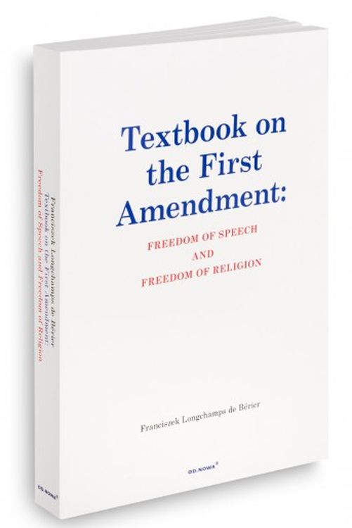 Image of Textbook on the first amendment: freedom of speech and freedom of religion