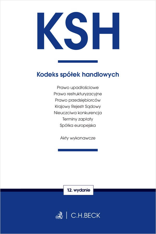 Image of KSH. Kodeks spółek handlowych oraz ustawy towarzyszące wyd. 12