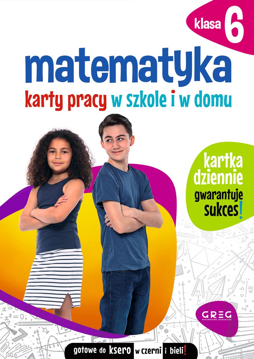 Image of Matematyka. Karty pracy w szkole i w domu. Klasa 6