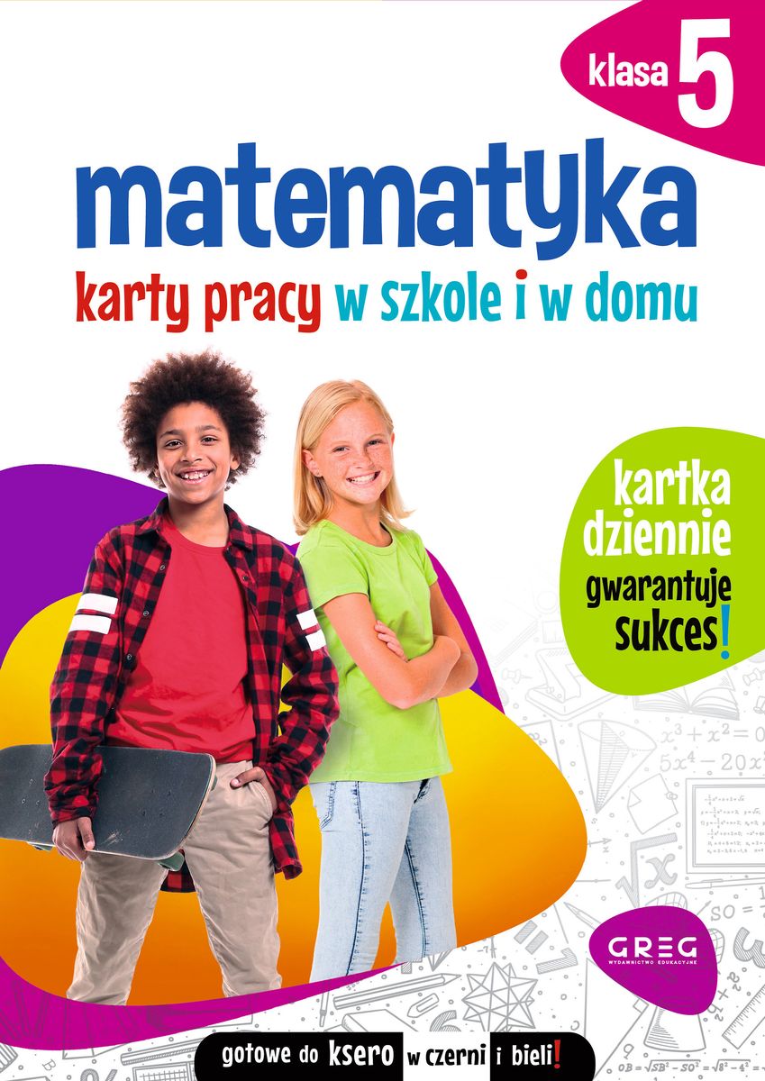 Image of Matematyka. Karty pracy w szkole i w domu. Klasa 5