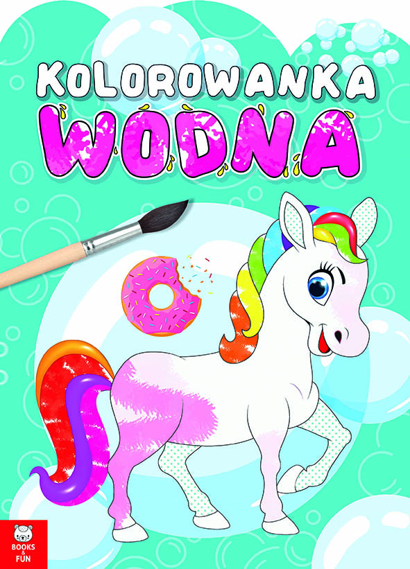 Image of Kucyki. Kolorowanka wodna