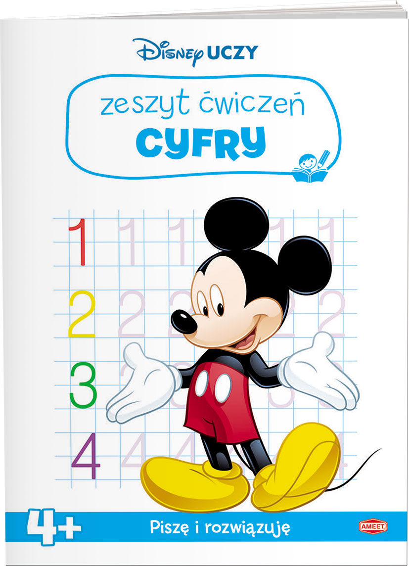 Image of Disney uczy Miki Zeszyt ćwiczeń Liczby UDZ-9302