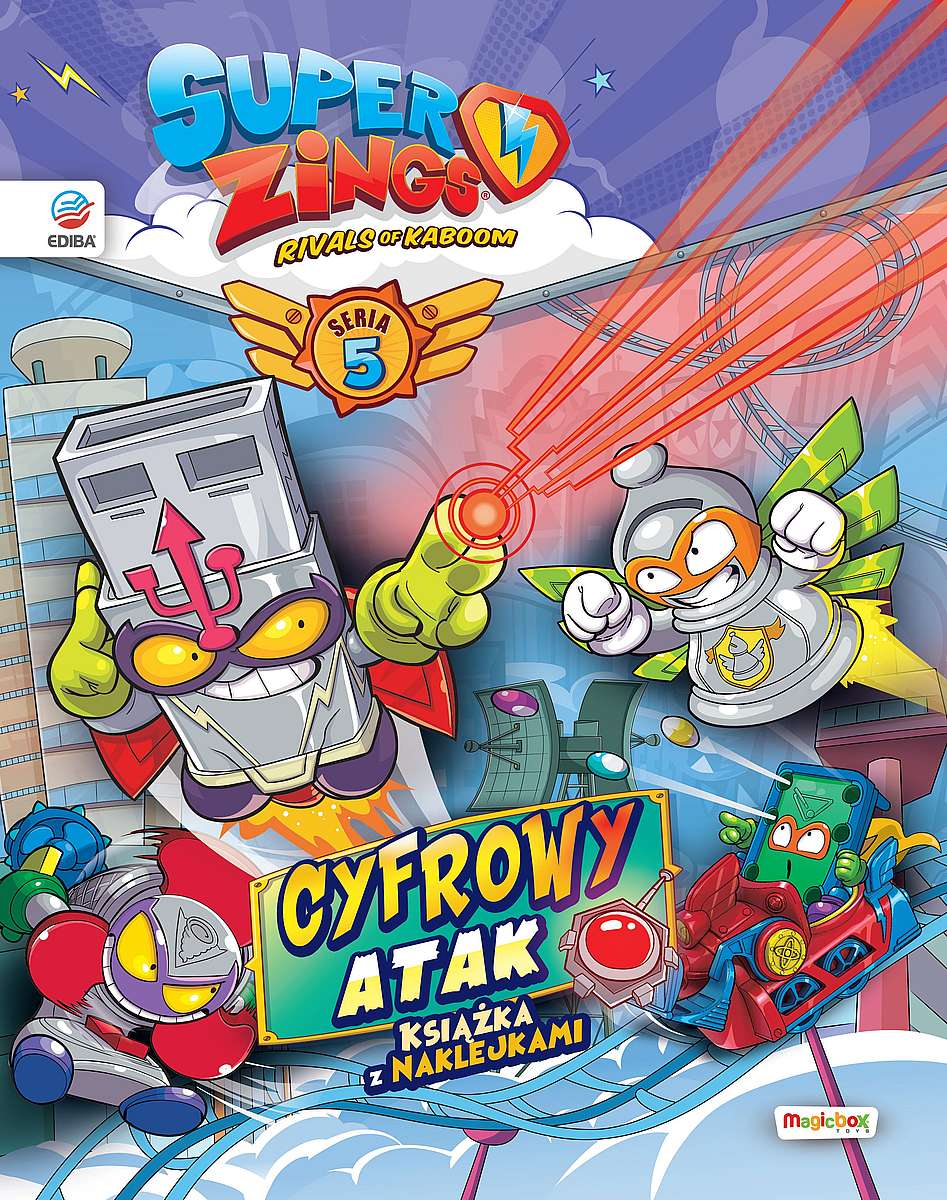 Image of SuperZings. Książka z naklejkami. Seria 5