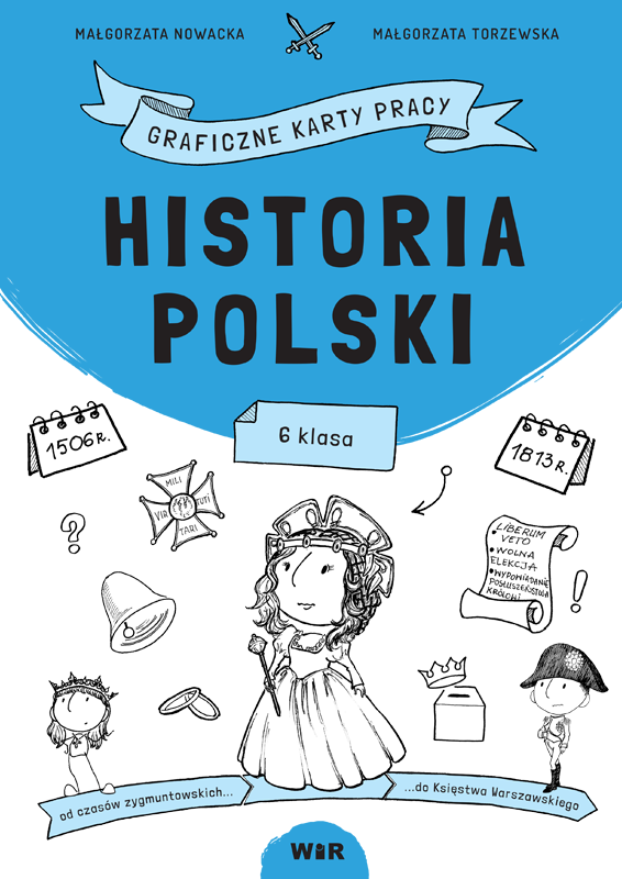 Image of Historia Polski graficzne karty pracy dla klasy 6