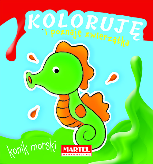 Image of Konik morski. Koloruję i poznaję zwierzątka
