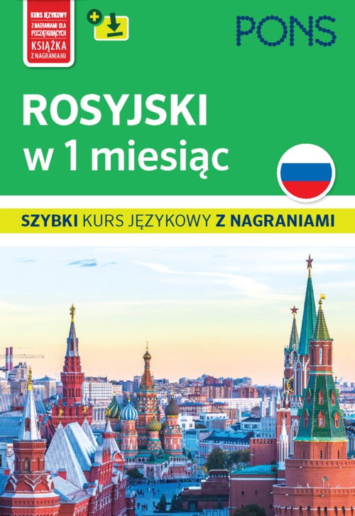 Image of Rosyjski w 1 miesiąc szybki kurs językowy C+MP3 (M) wyd. 3 PONS