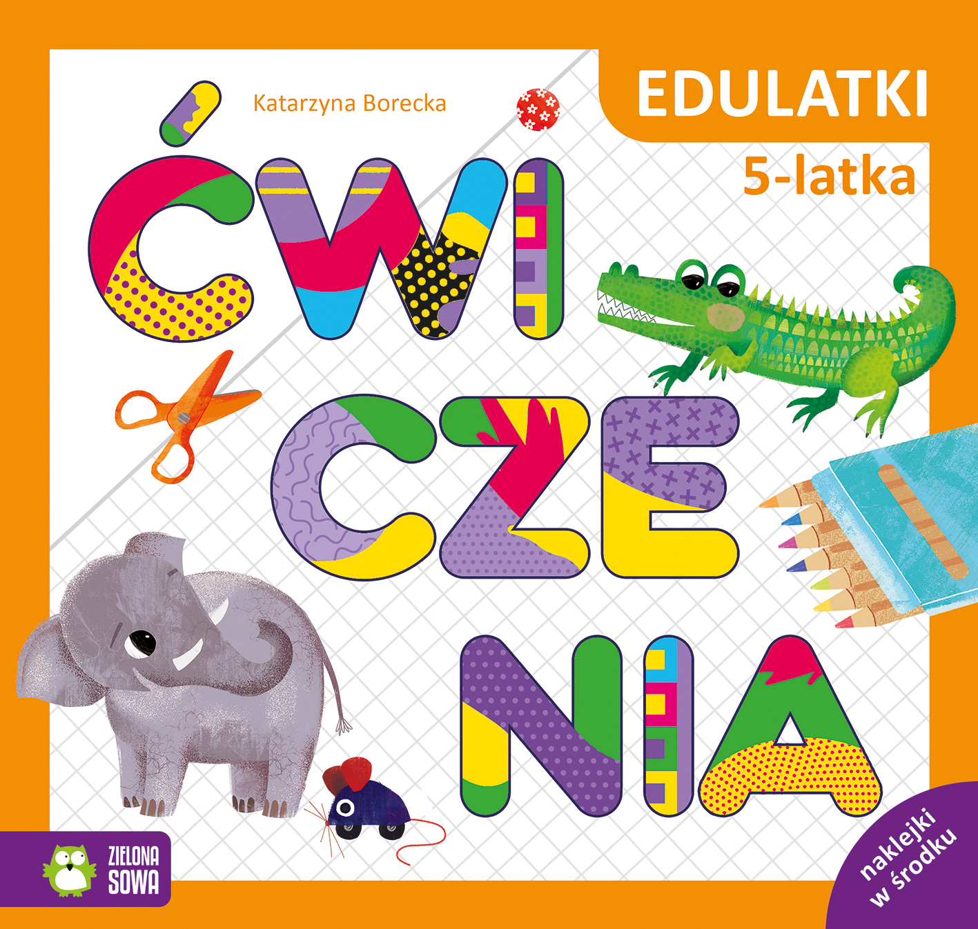 Image of Edulatki. Ćwiczenia 5-latka