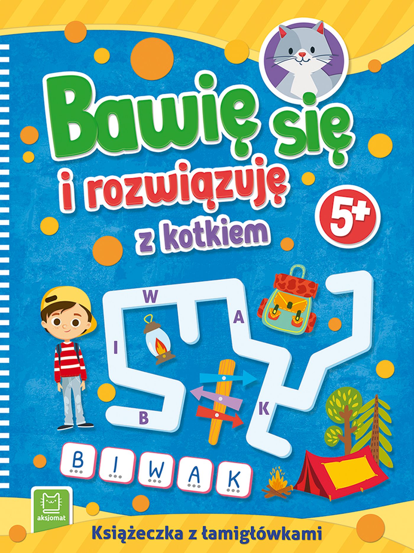 Image of Bawię się i rozwiązuję z kotkiem. 5+