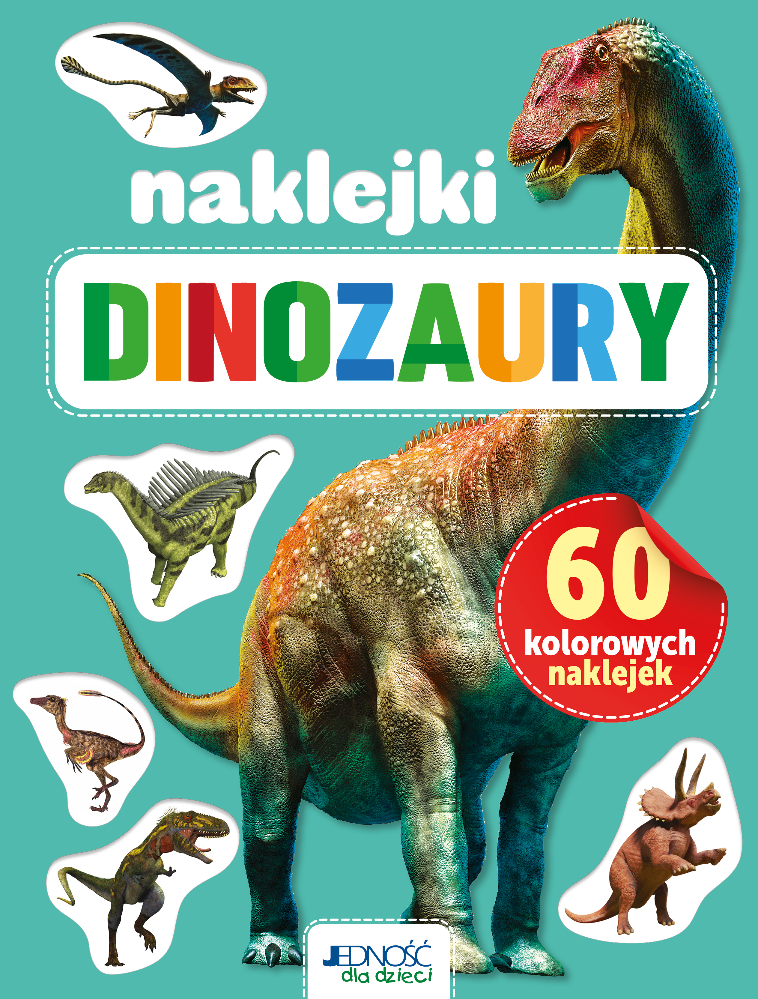 Image of Dinozaury. 60 kolorowych naklejek