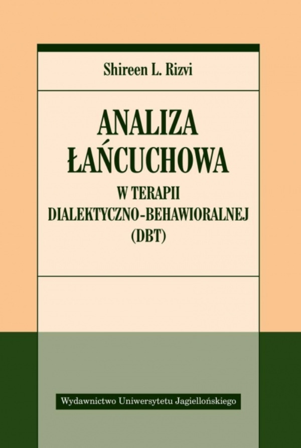 Image of Analiza łańcuchowa w terapii dialektyczno-behawioralnej