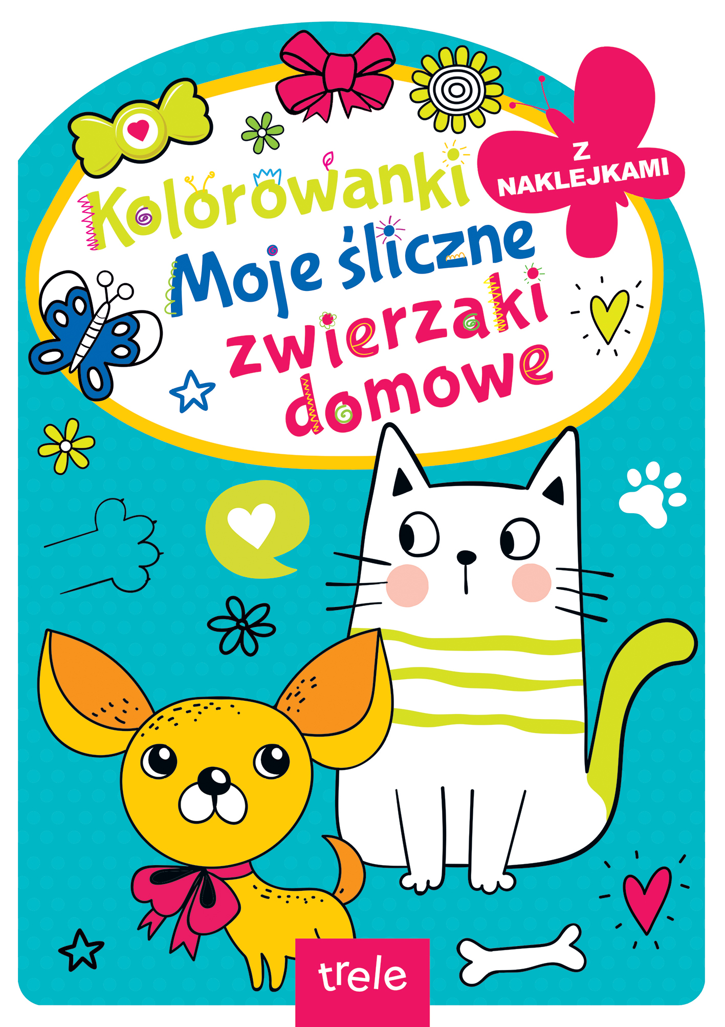 Image of Kolorowanka z wykrojnikiem. Moje śliczne zwierzaki domowe