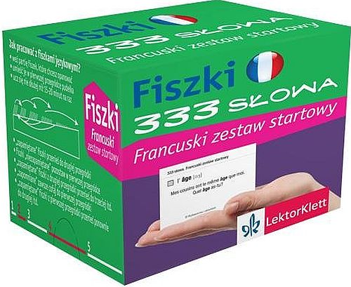 Image of Fiszki 333 słowa Francuski Zestaw startowy PONS W.1