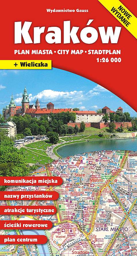 Image of Kraków. Plan miasta 1:26000 wyd. 20