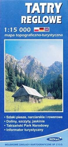 Image of Mapa Tatry Reglowe 2014 1:15 000 WZKart
