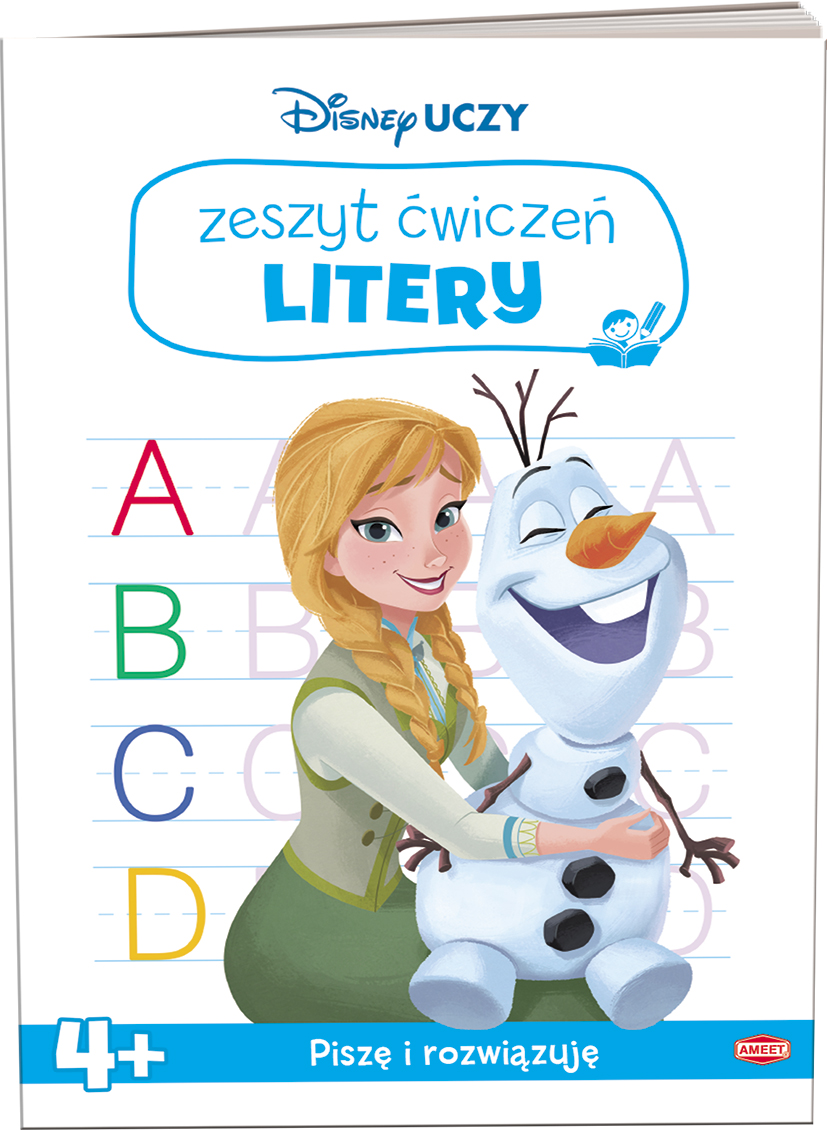 Image of Disney uczy kraina lodu Zeszyt ćwiczeń Litery UDZ-9303
