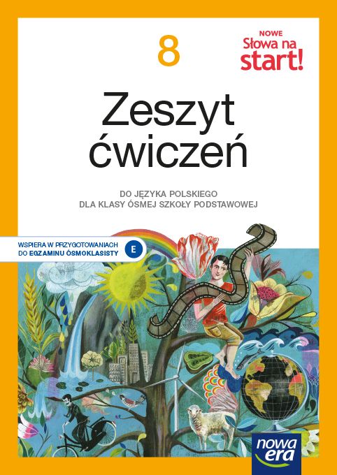 Image of Język polski Nowe słowa na start! zeszyt ćwiczeń dla klasy 8 szkoły podstawowej EDYCJA 2021-2023