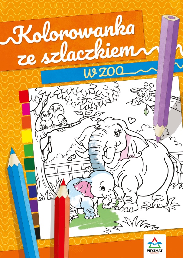 Image of Kolorowanka ze szlaczkiem. W ZOO