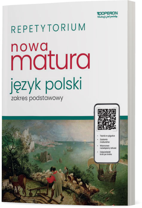 Image of Nowa matura 2024 Język polski repetytorium zakres podstawowy
