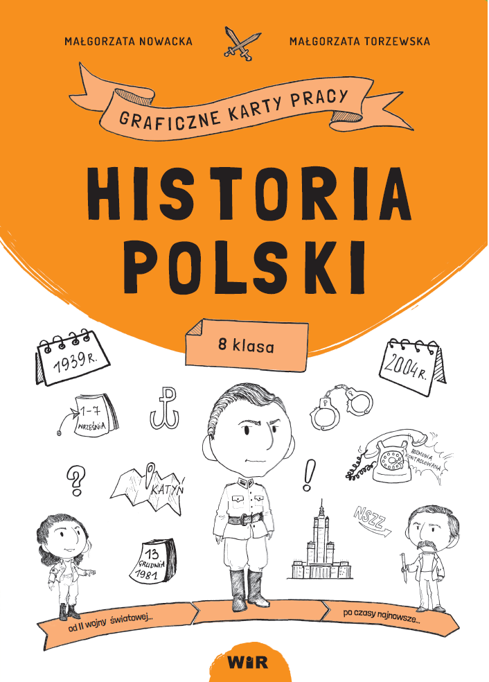 Image of Historia polski Graficzne karty pracy dla klasy 8