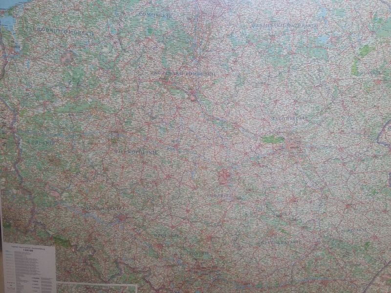 Image of Mapa ścienna Polski 1:650000