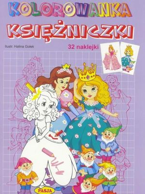 Image of Księżniczki kolorowanka + naklejki