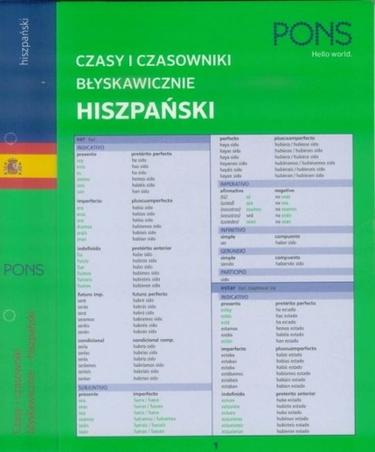 Image of Czasy i czasowniki błyskawicznie MINI hiszpańskie PONS