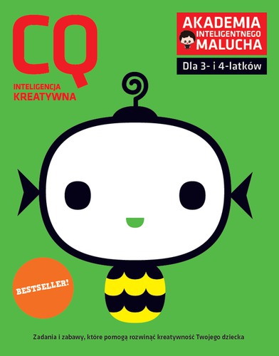 Image of CQ-Inteligencja kreatywna dla 3-4 latków z poradami psychologa Książka z naklejkami Akademia Inteligentnego Malucha