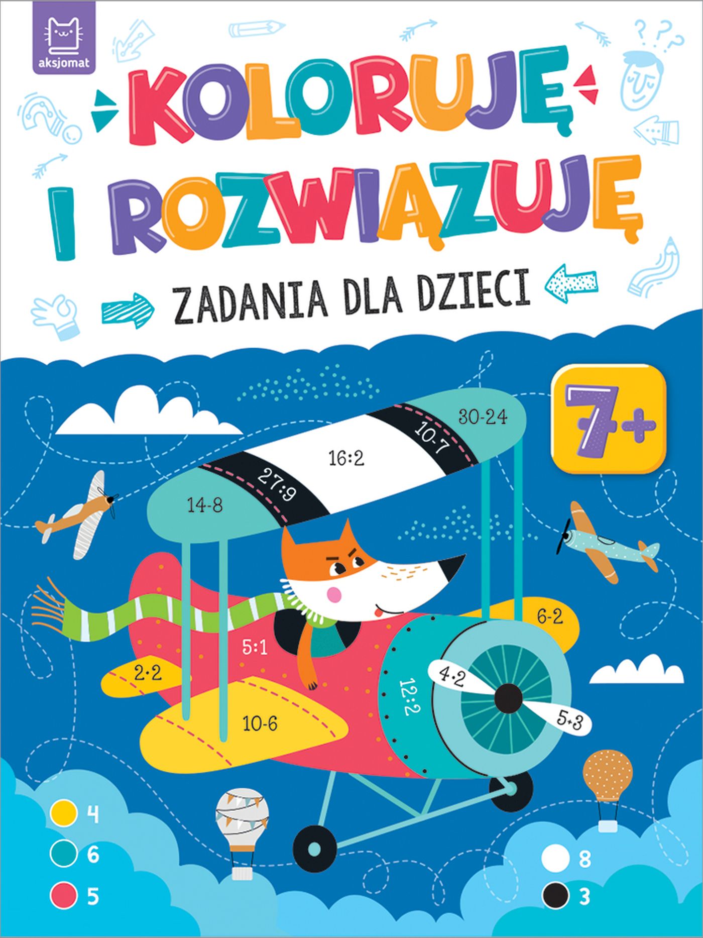 Image of Koloruję i rozwiązuję. Zadania dla dzieci