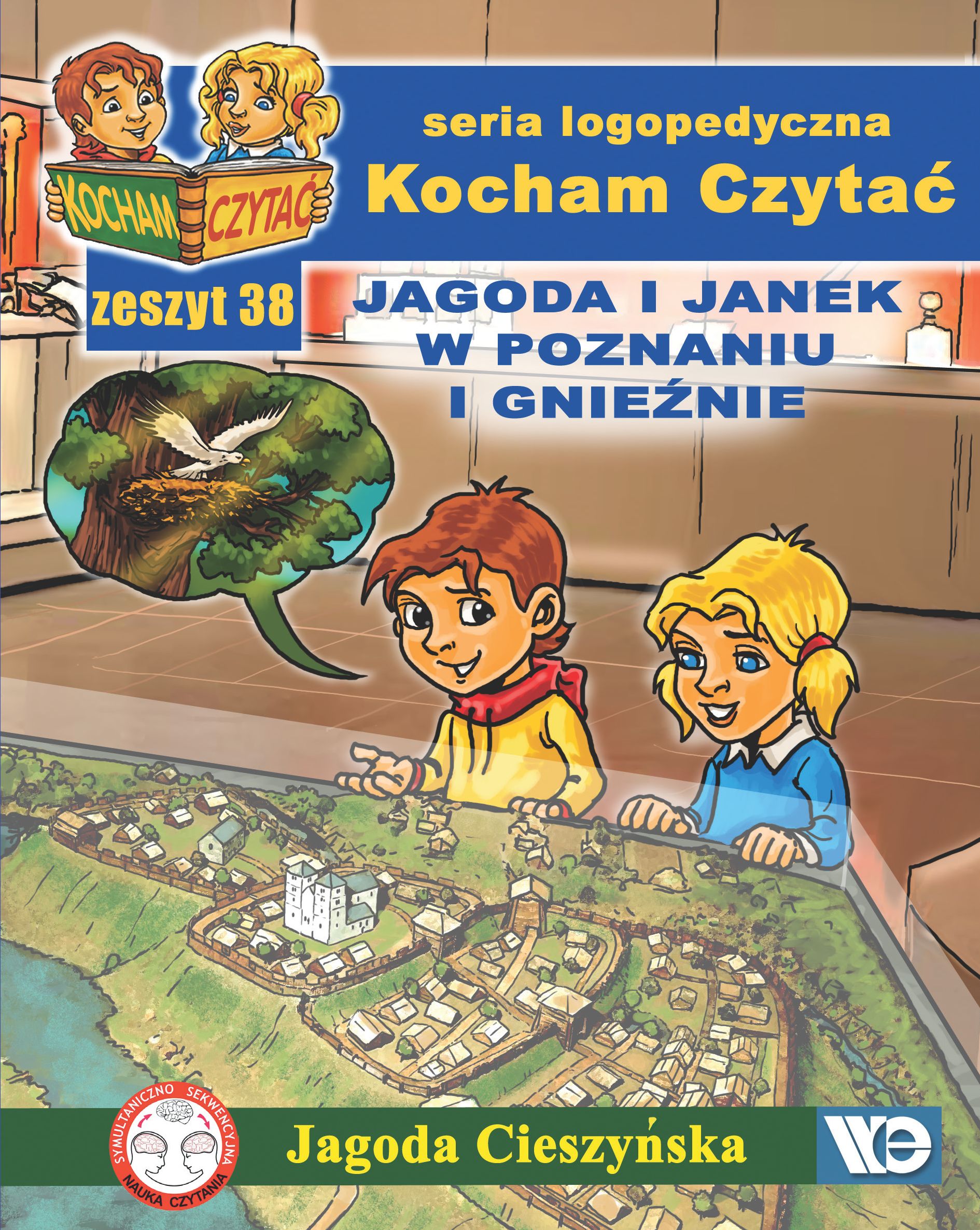 Image of Kocham czytać Zeszyt 38 Jagoda i Janek w Poznaniu i Gnieźnie