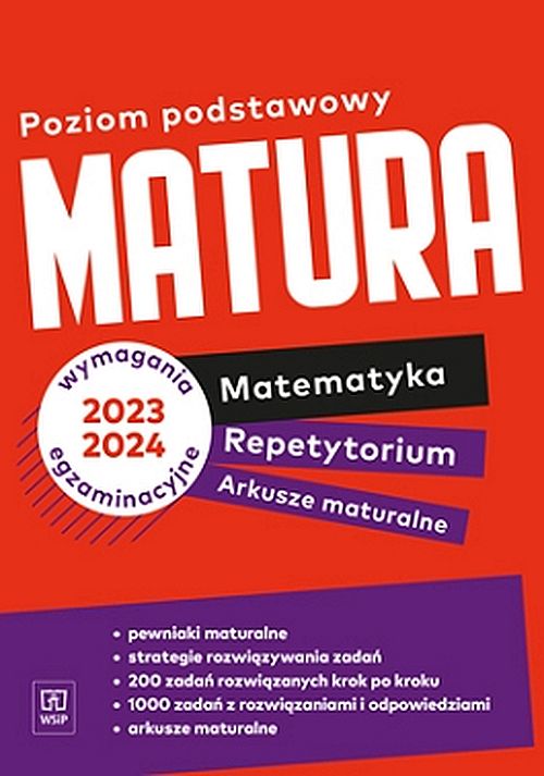 Image of Nowe Repetytorium 2023 matematyka arkusze maturalne zakres podstawowy
