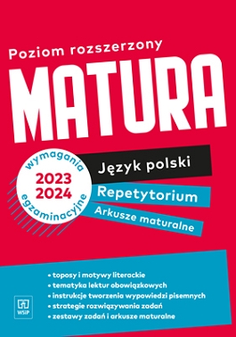 Image of Nowe Repetytorium 2023 język polski arkusze maturalne zakres rozszerzony