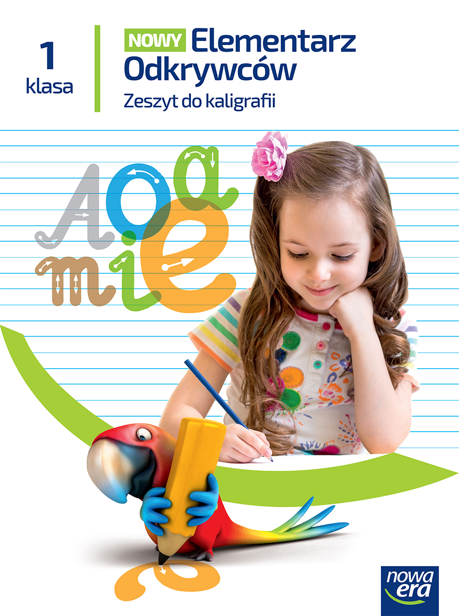 Image of Elementarz odkrywców NEON klasa 1 zeszyt ćwiczeń do kaligrafii EDYCJA 2023-2025