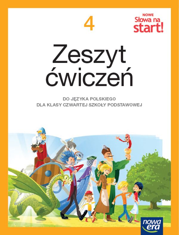 Image of Język polski słowa na start! NEON zeszyt ćwiczeń dla klasy 4 szkoły podstawowej EDYCJA 2023-2025
