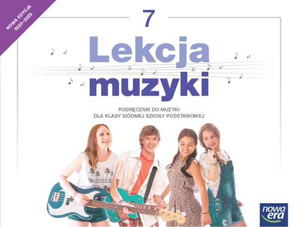 Image of Muzyka lekcja muzyki NEON podręcznik dla klasy 7 szkoły podstawowej EDYCJA 2023-2025