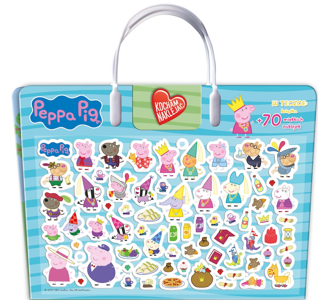 Image of Bajka dla Peppy. Świnka Peppa. Kocham naklejać