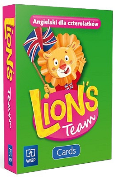 Image of Język angielski Lion's Team CARDS dla Czterolatka