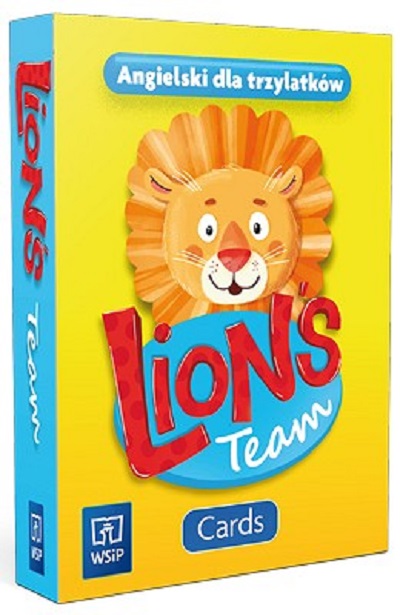 Image of Język angielski Lion's Team CARDS przedszkole Trzylatek