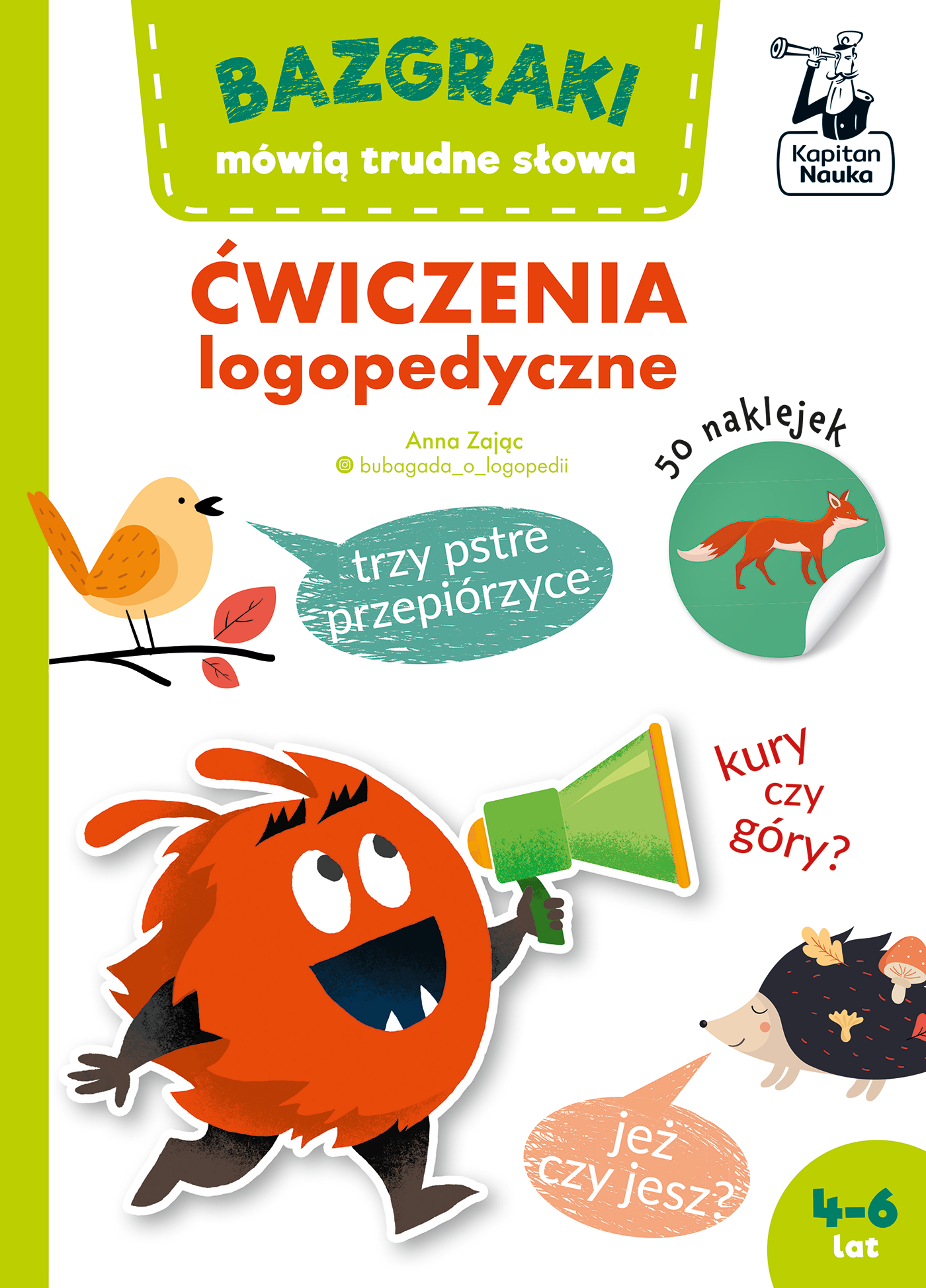 Image of Bazgraki mówią trudne słowa. Ćwiczenia logopedyczne. Bazgraki