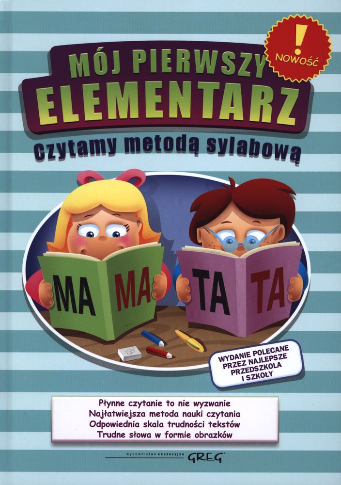 Image of Mój pierwszy elementarz. Czytamy metodą sylabową wyd. 4
