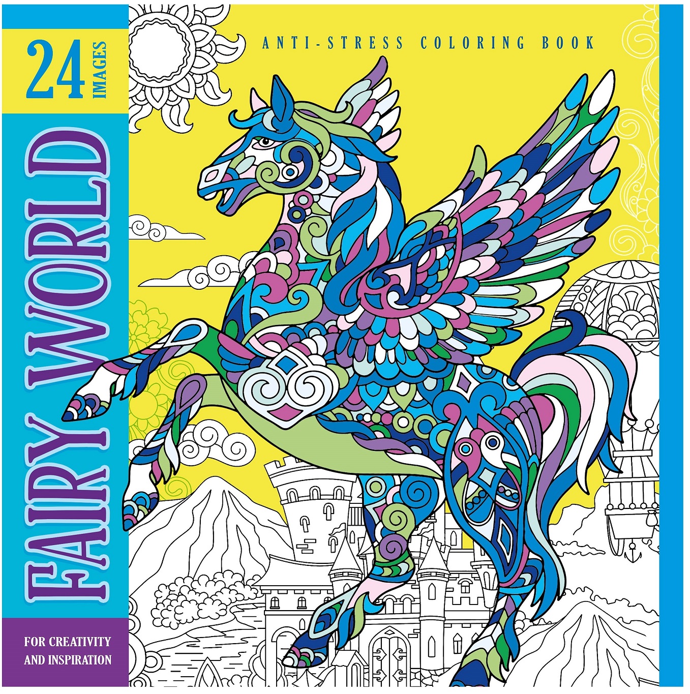 Image of Kolorowanka antystresowa 200x200 12 kartek BR Fairy World
