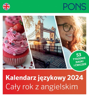 Image of Kalendarz językowy 2024 Cały rok z Angielskim PONS