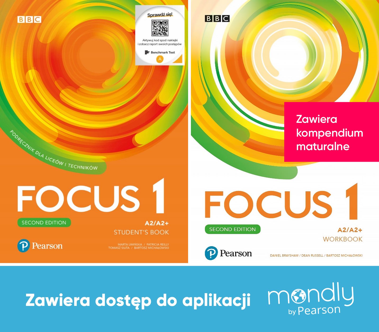Image of Focus Second Edition 1. Komplet Podręcznik + Zeszyt ćwiczeń + dostęp Mondly
