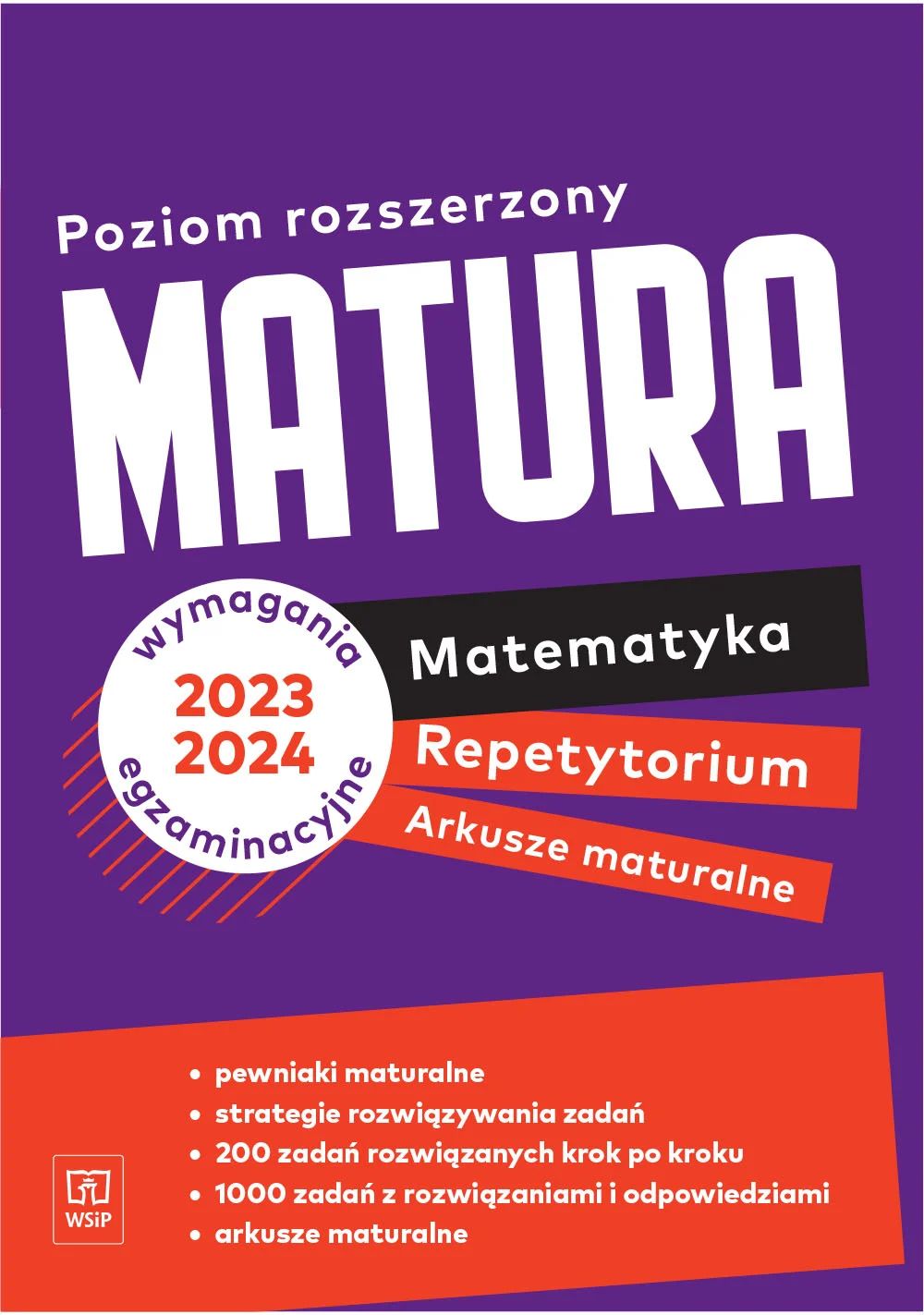 Image of Nowe Repetytorium 2023 matematyka arkusze maturalne z zadaniami zakres rozszerzony