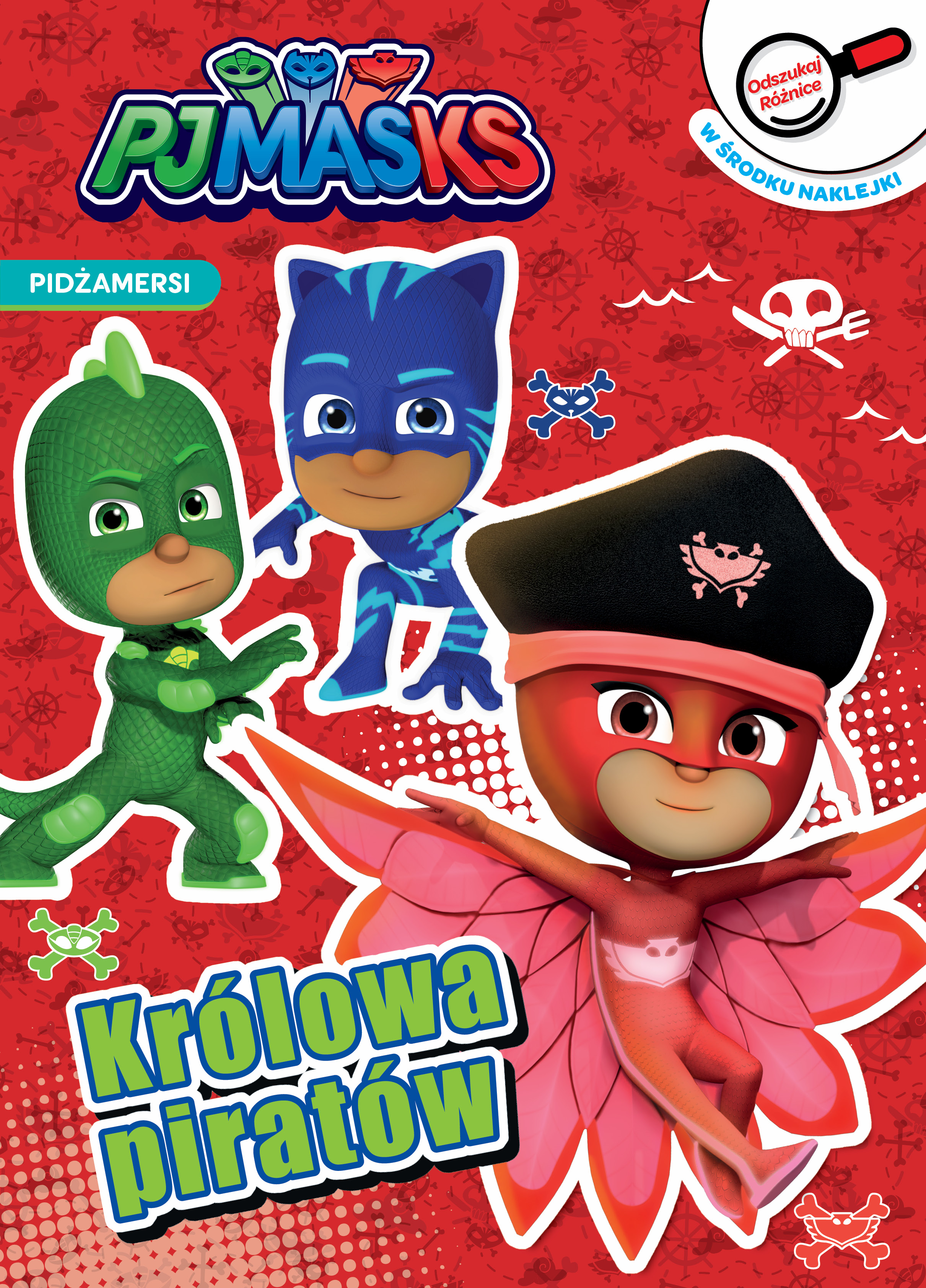 Image of Królowa piratów. Odszukaj różnice. PJ Masks