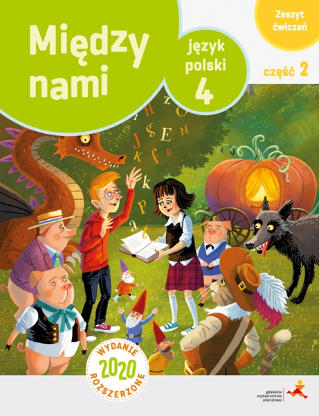 Image of Język polski ćwiczenia dla klasy 4 między nami część 2 wersja a szkoła podstawowa wydanie rozszerzone