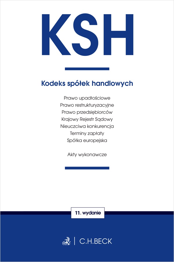 Image of KSH. Kodeks spółek handlowych oraz ustawy towarzyszące wyd. 11