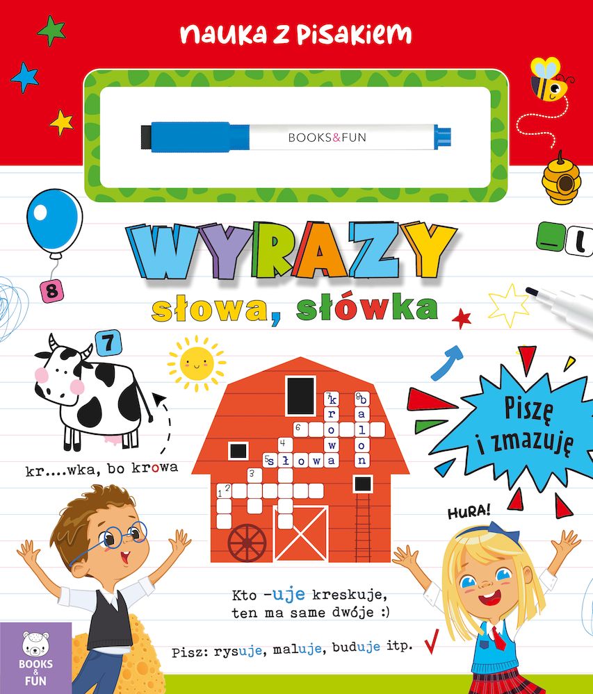 Image of Wyrazy, słowa i słówka. Nauka z pisakiem
