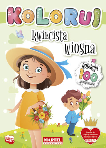 Image of Kwiecista wiosna. Koloruj