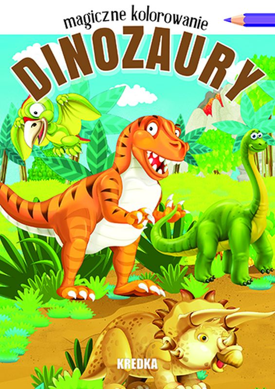 Image of Dinozaury. Magiczne kolorowanie